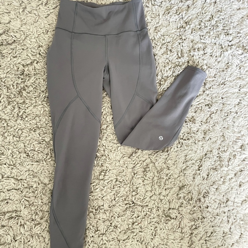 Grey lululemon leggings! 25inch